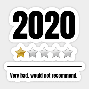 2020 - One Star Rating Sticker